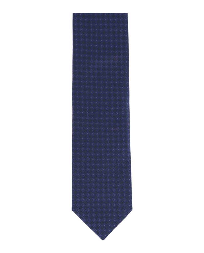 Givenchy Diamond Silk Tie Navy