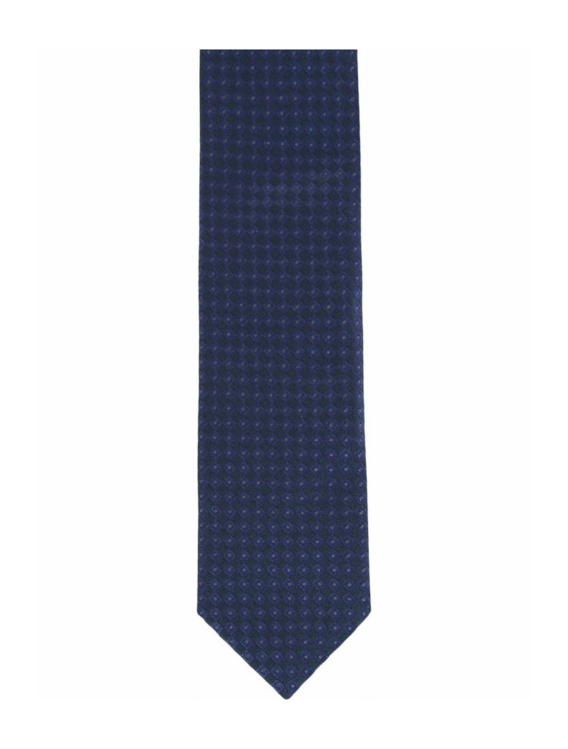 Givenchy Diamond Silk Tie Navy