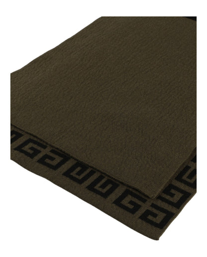 Givenchy Double Face 4G Scarf Black/Khaki
