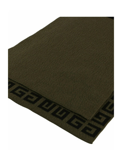 Givenchy Double Face 4G Scarf Black/Khaki