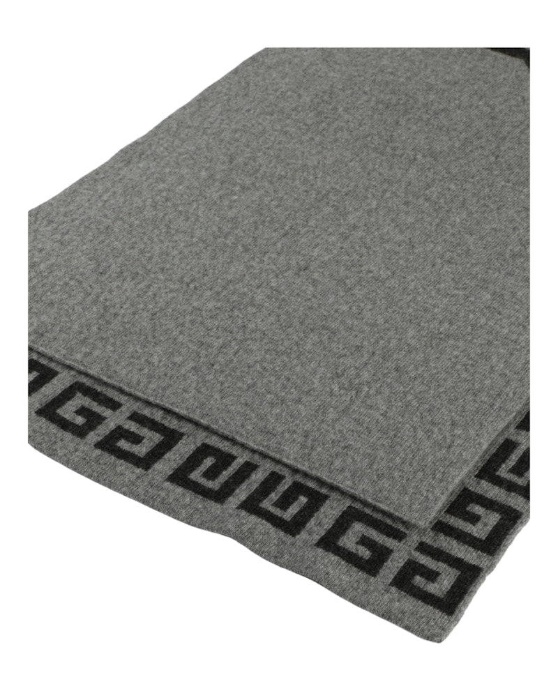 Givenchy Double Face Logo Scarf Grey/Multi