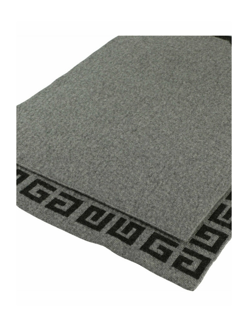 Givenchy Double Face Logo Scarf Grey/Multi
