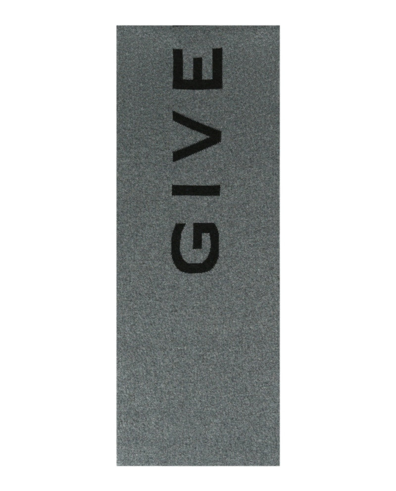 Givenchy Double Face Logo Scarf Grey/Multi