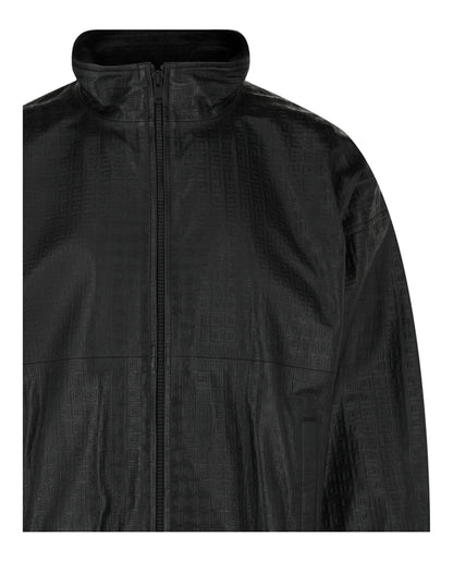 Givenchy Embossed Leather Jacket Black