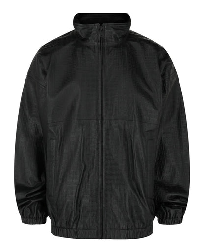 Givenchy Embossed Leather Jacket Black