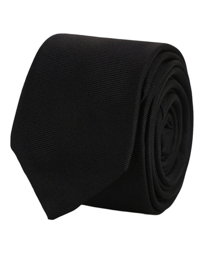 Givenchy Embroidered 4G Star Tie Black White