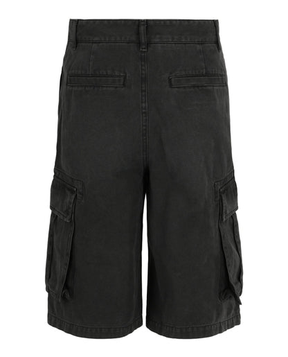 Givenchy Embroidered Cargo Denim Shorts Black