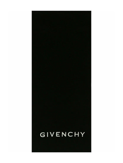 Givenchy Embroidered Logo Scarf Black/White