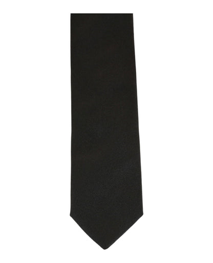 Givenchy Embroidered Silk Tie Black