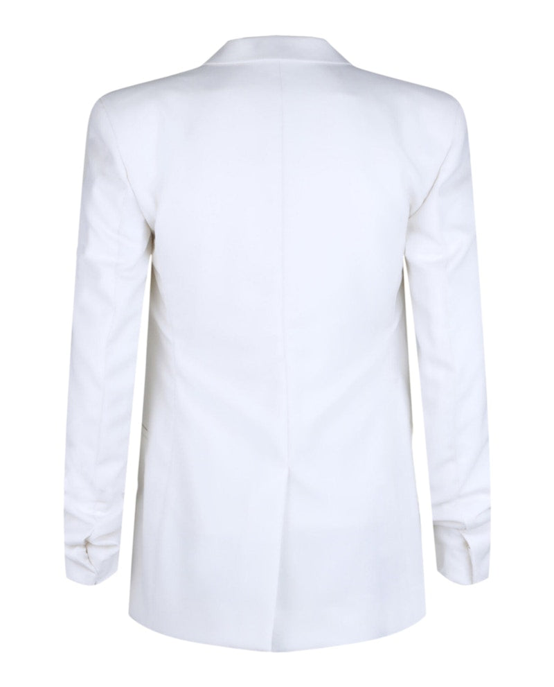 Givenchy Extra Fitted Single-Button Blazer White