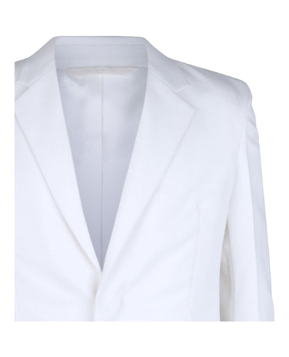 Givenchy Extra Fitted Single-Button Blazer White