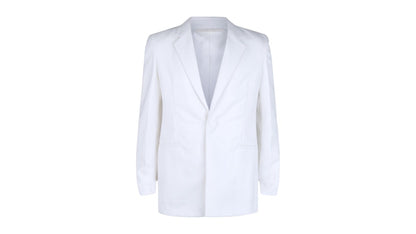 Givenchy Extra Fitted Single-Button Blazer White