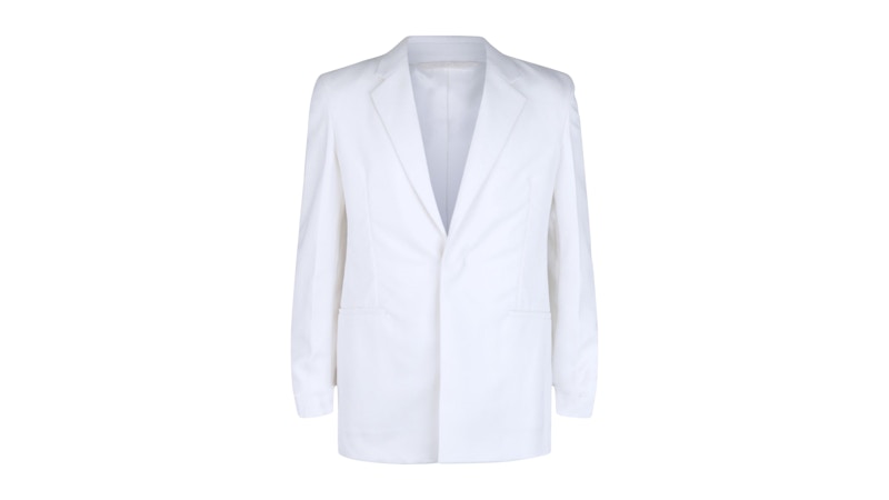 Givenchy Extra Fitted Single-Button Blazer White