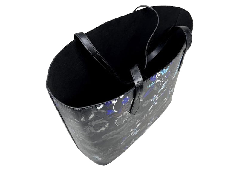 Givenchy Flower Pattern Tote Bag Black