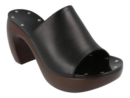 Givenchy G Clog Heel Sandals Black (Women's)