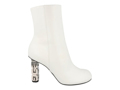 Givenchy G Cube Ankle Boots Ivory (Women's)