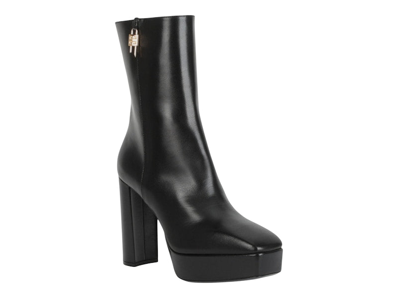 Givenchy G Lock Platform Ankle Boots Black (Women's)