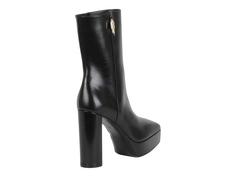 Givenchy G Lock Platform Ankle Boots Black (Women's)