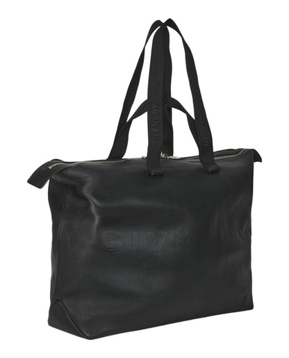 Givenchy G Shopper Large Tote Bag In Leather Black