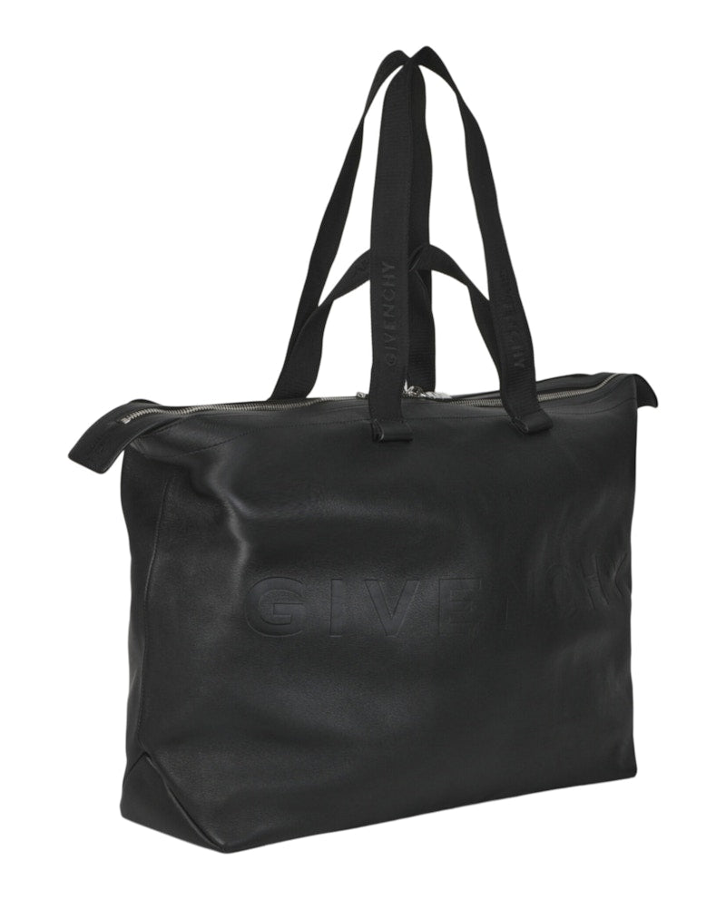 Givenchy G Shopper Large Tote Bag In Leather Black