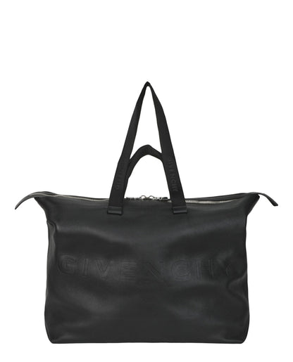Givenchy G Shopper Large Tote Bag In Leather Black