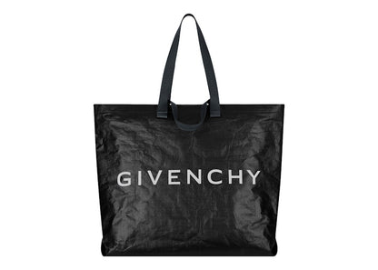 Givenchy G-Shopper Tote Bag Logo Print Black/White