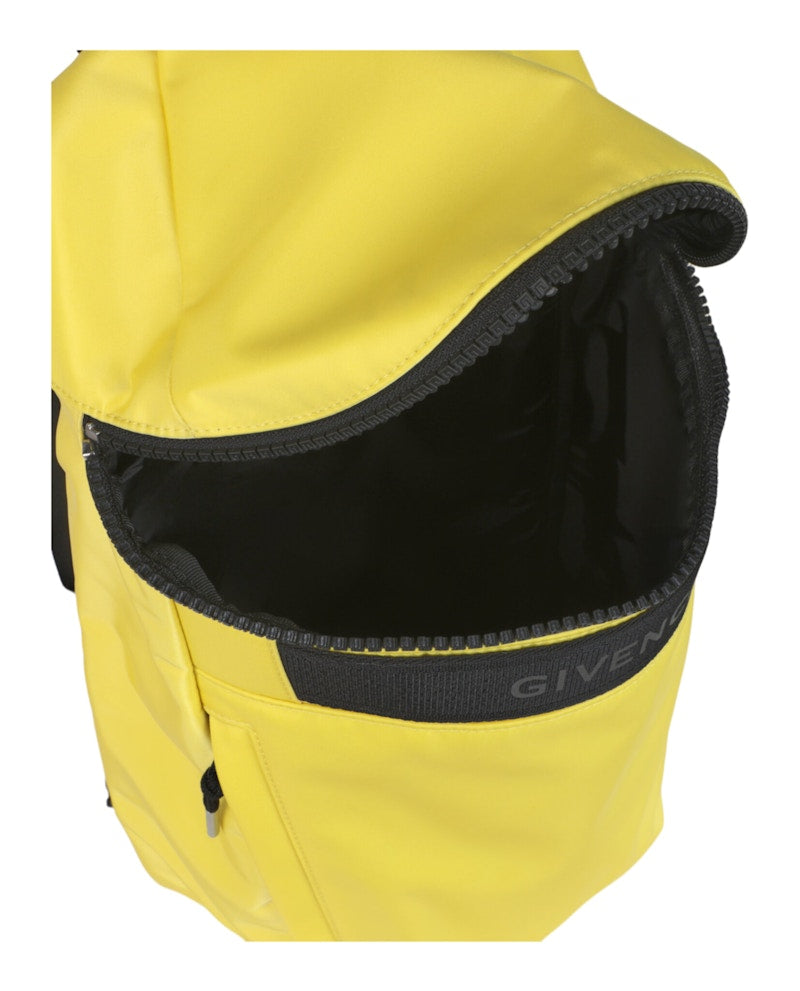 Givenchy G-Treck Backpack In Reflective Nylon Yellow