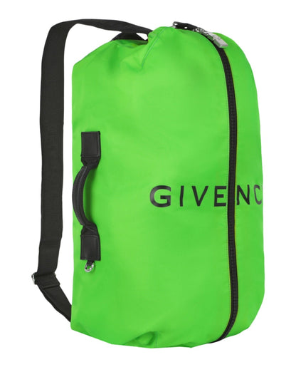 Givenchy G-Zip Backpack In Nylon Bright Green