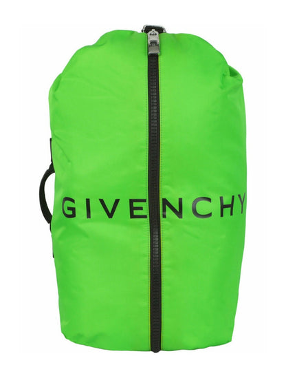 Givenchy G-Zip Backpack In Nylon Bright Green
