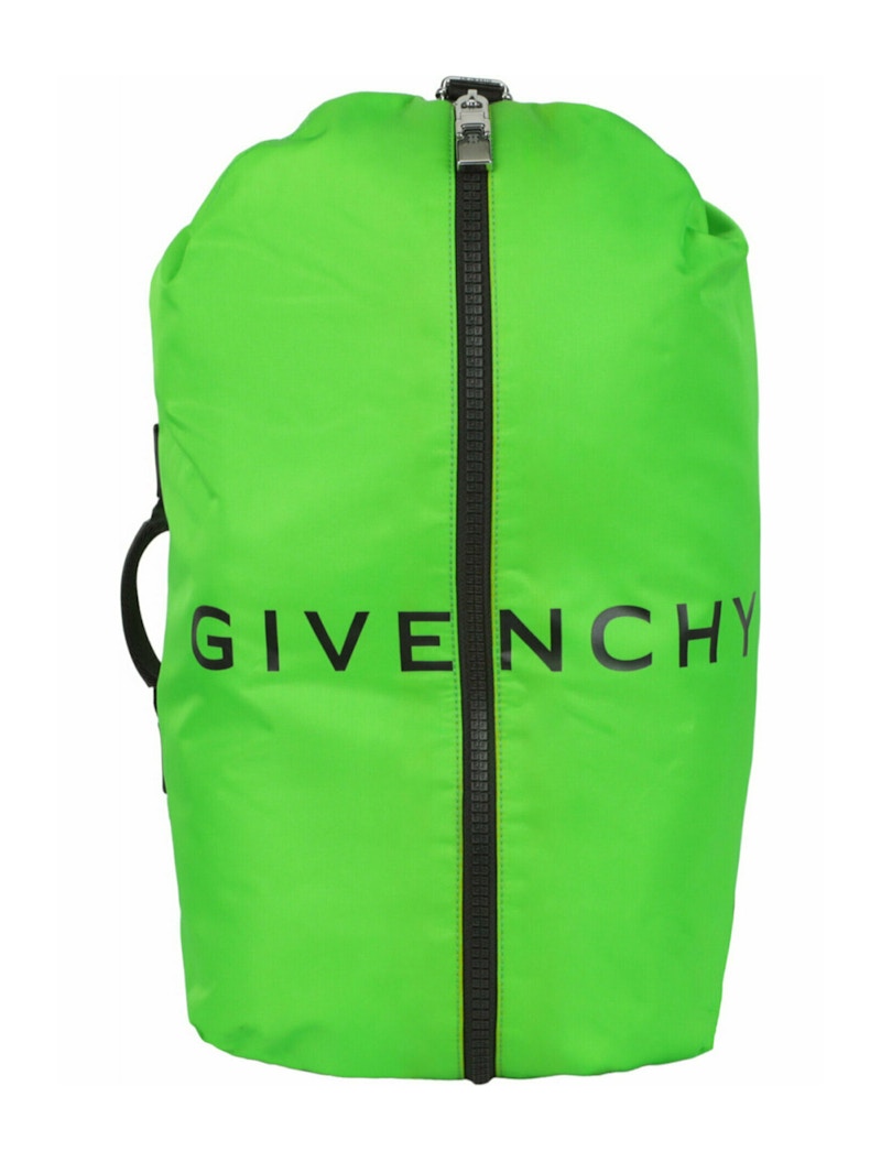 Givenchy G-Zip Backpack In Nylon Bright Green