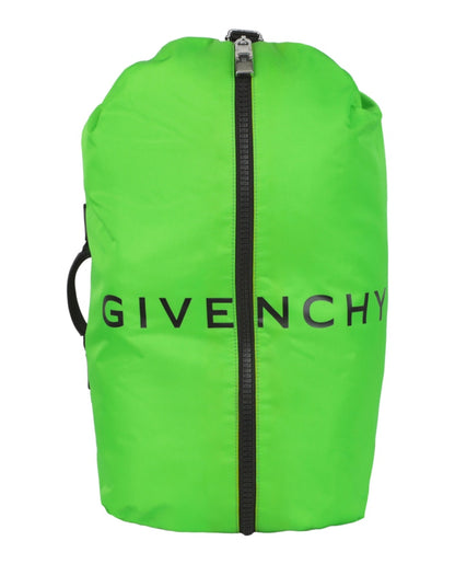 Givenchy G-Zip Backpack In Nylon Bright Green