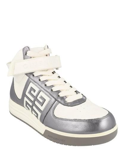 Givenchy G4 High-Top Silver Grey