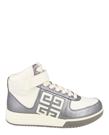 Givenchy G4 High-Top Silver Grey
