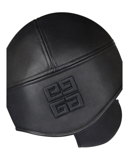 Givenchy x Bstroy Bucket Hat With Mask In Leather Black