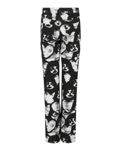 Givenchy Givenchy x Chito Tag Effect 4G Denim Jeans White Black