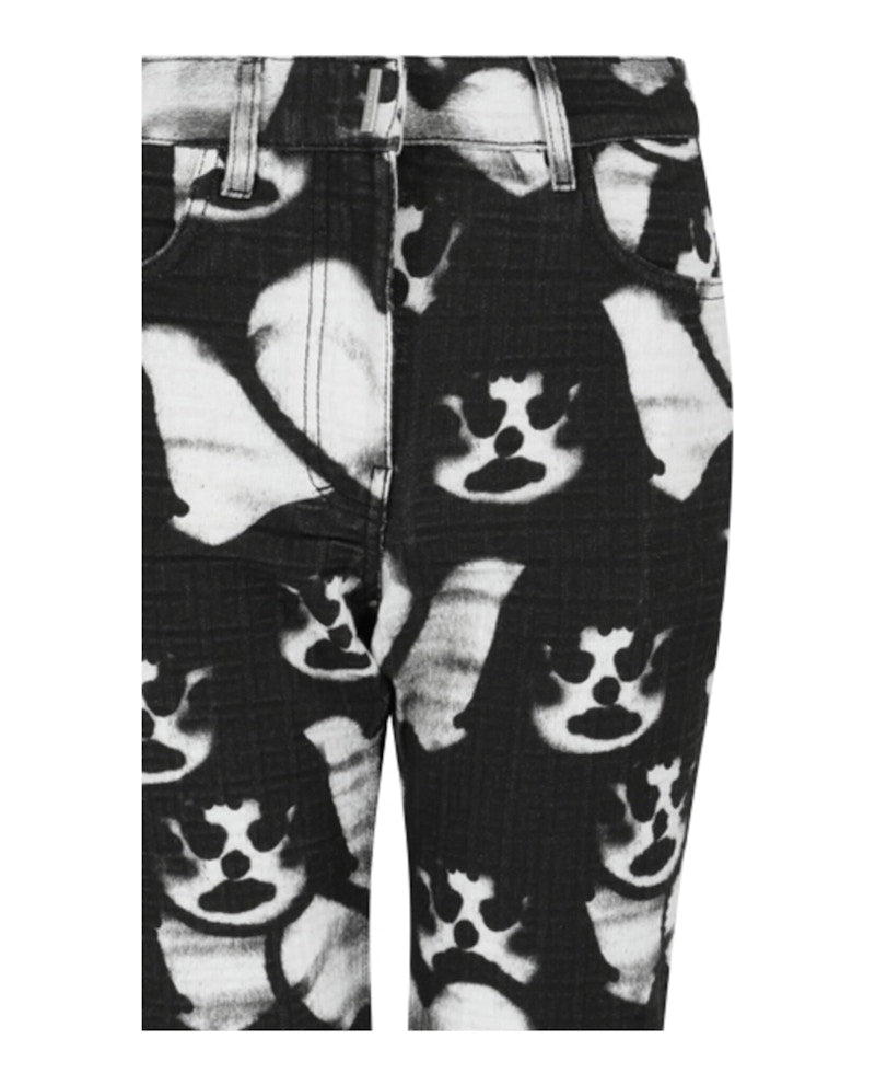 Givenchy Givenchy x Chito Tag Effect 4G Denim Jeans White Black