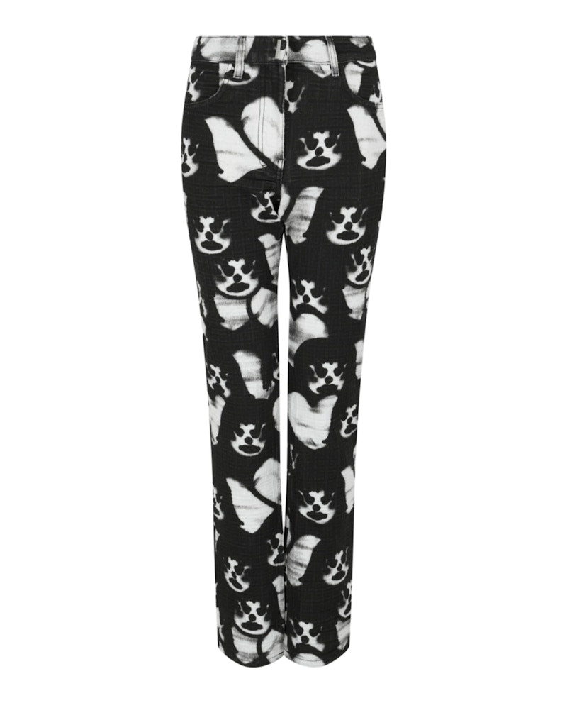 Givenchy Givenchy x Chito Tag Effect 4G Denim Jeans White Black