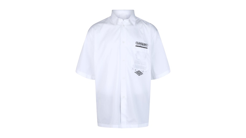Givenchy Hawaii Short-Sleeved Shirt White