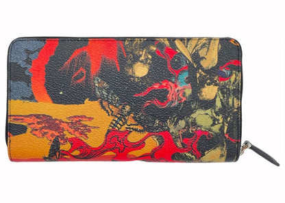 Givenchy Iconic Prints Zip Around Long Wallet Multicolor