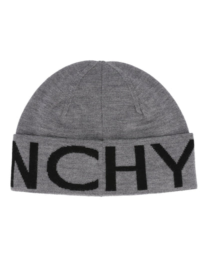 Givenchy Jacquard Logo Beanie Black