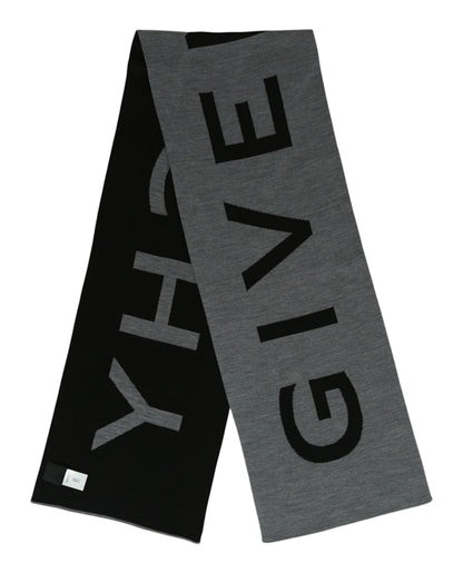 Givenchy Jacquard Logo Scarf Black