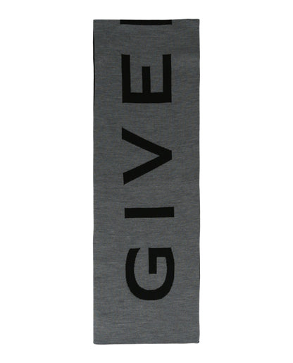Givenchy Jacquard Logo Scarf Black
