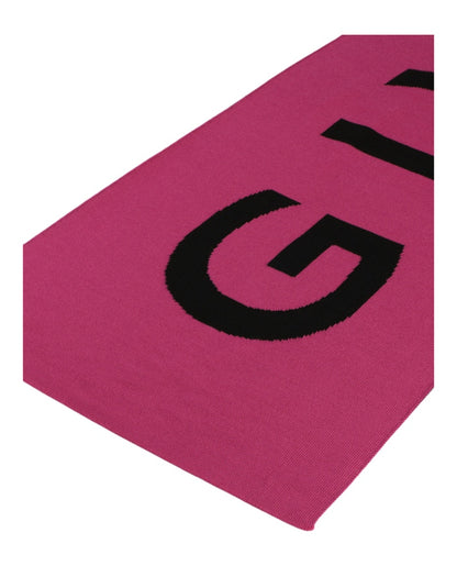 Givenchy Jacquard Logo Scarf Pink/Black