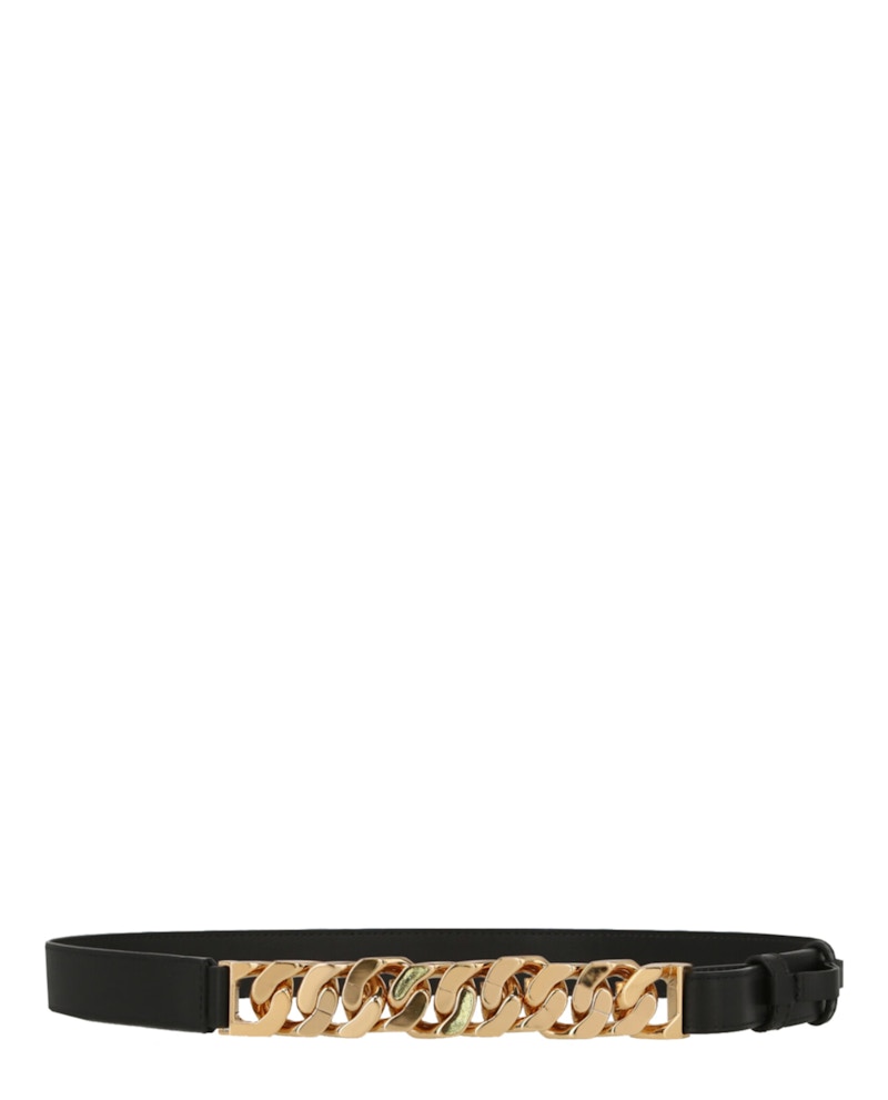 Givenchy Leather Chain Belt Black