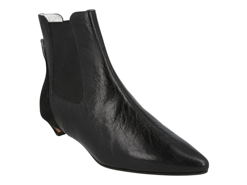 Givenchy Leather Chelsea Ankle Booties Black (Women's)