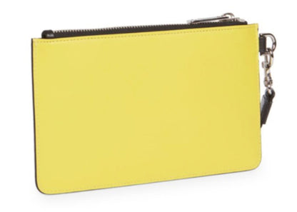 Givenchy Leather Logo Pouch Mini Yellow