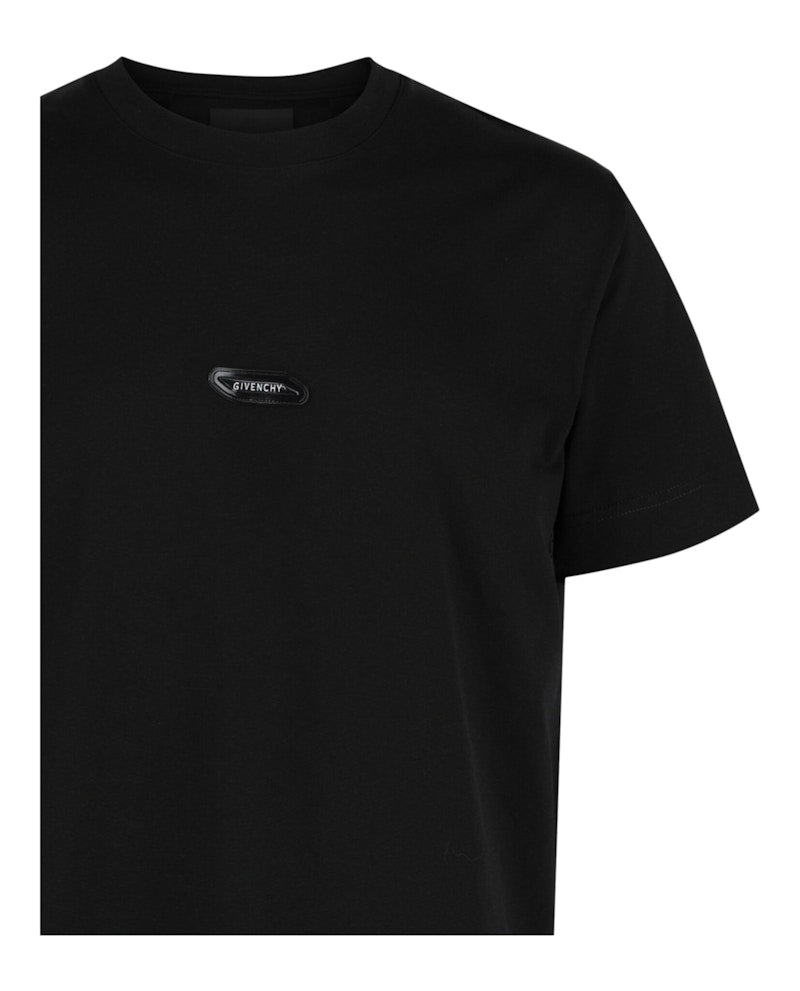Givenchy Logo Crewneck Short-Sleeve T-shirt Black