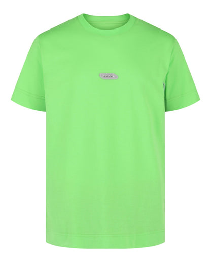 Givenchy Logo Crewneck Short-Sleeve T-shirt Bright Green