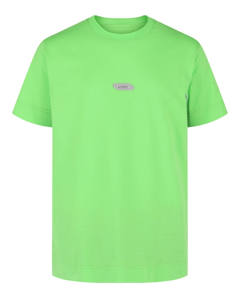 Givenchy Logo Crewneck Short-Sleeve T-shirt Bright Green