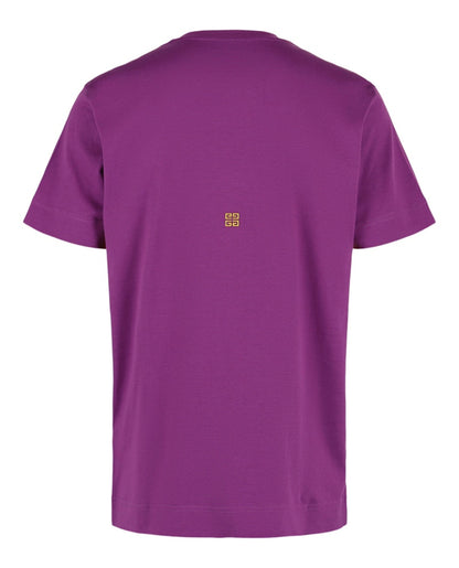 Givenchy Logo Crewneck Short-Sleeve T-shirt Grape